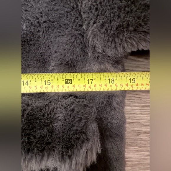 Zara Faux Fur grey full zip Jacket 9-10 - Picture 5 of 6